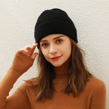 Load image into Gallery viewer, Solid Color Knitted Hat Children's Autumn and Winter New Korean Knitted Hat Students All-Match Dome Woolen Cap Beanie Hat Tide