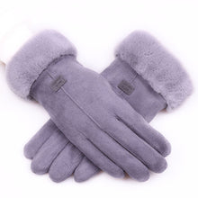 Load image into Gallery viewer, Winter Winter Fleece-Lined Thick Five Finger Warm-Keeping and Cold-Proof Cycling Korean Touch Screen Gloves