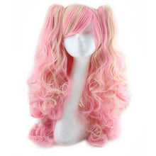 Load image into Gallery viewer, Cosplay Wig Lolita Wig Hair Double Tiger Clip Cos Color Head Cover Mixed Color Wig