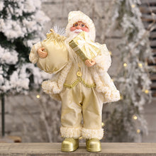 Load image into Gallery viewer, Christmas Decoration Station Santa Doll Decoration Santa Claus Standing Ornament Doll