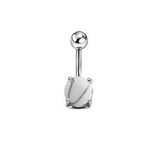 Load image into Gallery viewer, 5-Piece Set Combination Baosong Stone Navel Stud Zircon Navel Ring