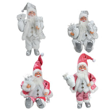 Load image into Gallery viewer, Christmas Decoration Christmas Resin Santa Claus Ornaments Standing Sitting Santa Claus Resin Christmas Decoration