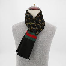 Load image into Gallery viewer, Men's New Winter Autumn and Winter Cashmere Business Jacquard Plaid Korean Foreign Trade Scarf Men