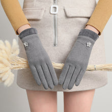 Load image into Gallery viewer, New Dralon Rabbit Plush Women's Winter Finger Touch Screen Keep Warm Elastic Outdoor Gloves