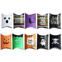 Load image into Gallery viewer, 50 Pcs/set Halloween Gift Box Funny Gift Box Candy Box Pillow Box Creative Packaging Box Paper Box