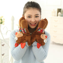 Load image into Gallery viewer, Winter Cute Cartoon Thermal Sharp Claw Gloves Female Halter Student Super Cute Male Thickened Gloves