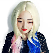 Load image into Gallery viewer, Suicide Squad Movie Wig Little Ugly Girl Cosplay Wig Harley Quinn Cos Gradient Styling Wig