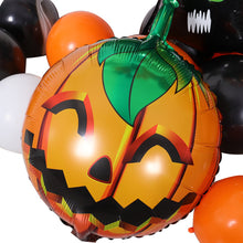 Load image into Gallery viewer, Halloween Ghost Festival Carnival Decoration Balloon Halloween Arch Balloon Chain Atmosphere Layout Balloon Set