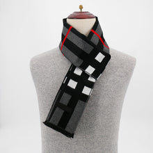 Load image into Gallery viewer, Men's New Winter Autumn and Winter Cashmere Business Jacquard Plaid Korean Foreign Trade Scarf Men