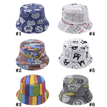 Load image into Gallery viewer, Children's Bucket Hat Japanese Cartoon Printing Bucket Hat Spring and Summer Travel Sun Protection Hat