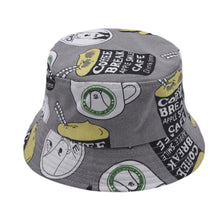 Load image into Gallery viewer, Children's Bucket Hat Japanese Cartoon Printing Bucket Hat Spring and Summer Travel Sun Protection Hat