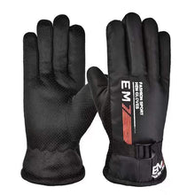 Load image into Gallery viewer, Men's Winter Cotton Gloves Fleece-Lined Thickened Winter Skiing Riding Electric Car