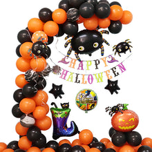 Load image into Gallery viewer, Balloon Set Cartoon Ghost Tree Balloon Arch Ghost Festival Carnival Party Layout