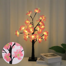 Load image into Gallery viewer, LED Artificial Tree Lights Colored Lights Christmas Festival Room Bedside Decorative Table Lamp Silver Birch Small Night Lamp