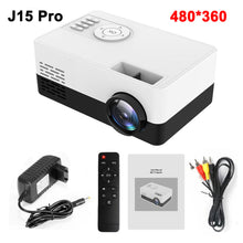 Load image into Gallery viewer, J15 Mini Projector Home HD Children Entertainment Portable Video Projector
