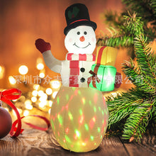 Load image into Gallery viewer, Christmas Inflatable Model Luminous Inflatable Tree Elderly Snowman Inflatable Model Courtyard Holiday Decoration Decoration Props