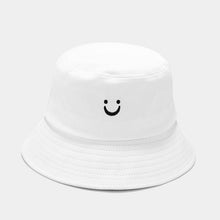 Load image into Gallery viewer, Smiling Face Embroidery Sun-Proof Bucket Hats Male and Female Students Cute Sunhat Outdoor Alpine Cap