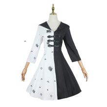 Load image into Gallery viewer, Movie 101 Zhonggou Cos Black and White Witch Kuila Deville Cosplay Dress Costumes