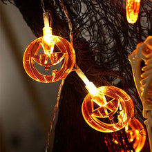 Load image into Gallery viewer, LED Pumpkin Blow Molding Pumpkin Lighting Chain Easter Bar Layout Haunted House Pendant Ornament Colored Lights