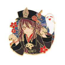 Load image into Gallery viewer, Cartoon Anime Game Derivative Golden M Badge Original God Brooch Sweet Rain Wendi Eye of God Carved Sunny Brooch