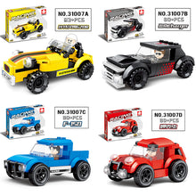 Load image into Gallery viewer, 4pcs/set Children's Toys Compatible with Lego Car Racing Car Assembling Building Blocks Sports Car