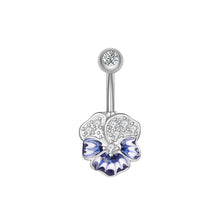 Load image into Gallery viewer, New Zircon Navel Stud Drop Oil Belly Ring Piercing Jewelry