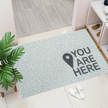 Load image into Gallery viewer, Porch Creative Design Door Mat Carpet PVC Anti-slip Mat Silk Loop Can Be Cut Custom Home Mat Carpet Small Size Entrance Door Mat