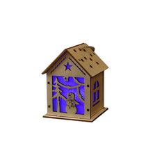 Load image into Gallery viewer, Christmas Decorations Glowing Cabin Snow House Christmas Tree Decorative Ornaments DIY Gift Window Decoration