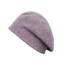 Load image into Gallery viewer, Hat Female Autumn and Winter 22 New Knitted Wool Cap Warm Pile Heap Cap Winter Cashmere Toque British Beret
