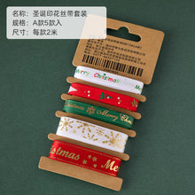 Load image into Gallery viewer, Christmas Ribbon Decorations Red Creative Festival Theme Scene Ornamental Gifts