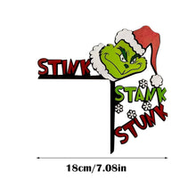 Load image into Gallery viewer, Christmas Green Miracle Fighter Corner Decoration Wooden Door Corner Decoration Home Decoration