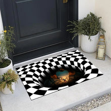 Load image into Gallery viewer, 3D Visual Vertigo Carpet Clown Door Mat Sewer Floor Mat