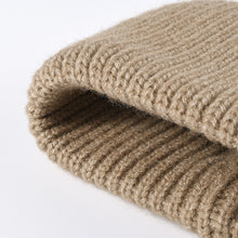 Load image into Gallery viewer, Hat Women's Autumn and Winter Outdoor High Flanging Brimless Beanie Hat Men's All-Match Simple Warm Ear Protection
