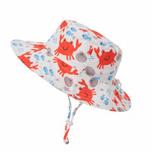 Load image into Gallery viewer, Marine Animal Children's Bucket Hat Outdoor Breathable 0-5 Years Old Men and Women Baby Sunhat