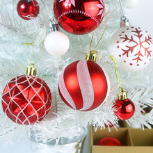Load image into Gallery viewer, Christmas Decoration 6cm Electroplating Ball Plastic Ball Shaped Painted Christmas Ball Gift Christmas Tree Pendant
