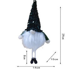 Load image into Gallery viewer, Christmas Long Leg Faceless Light-Emitting Doll Sequin Hat Dwarf Forest Doll Doll Pendant