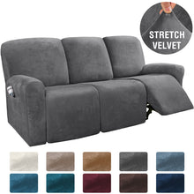 Load image into Gallery viewer, Stretch 1-2-3 Seater All-inclusive Elastic Recliner Sofas Cover Non-slip Convertible Reclining Relax Armchair Sofa Cover