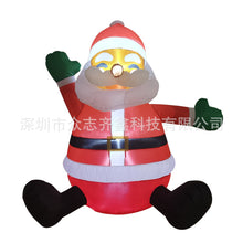 Load image into Gallery viewer, Christmas Inflatable Model Luminous Inflatable Tree Elderly Snowman Inflatable Model Courtyard Holiday Decoration Decoration Props