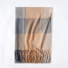 Load image into Gallery viewer, Artificial Cashmere Scarf 2023 New Winter Women's Shawl Thickened Warm Fringe Bib