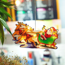 Load image into Gallery viewer, Christmas Decorative Lights Shop Window Ornament Balcony Window Sucker Led Hanging Lamp Christmas Lighting Scene Layout