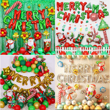 Load image into Gallery viewer, Christmas Balloon Set Latex Balloon Chain Arch Christmas Decoration Balloon
