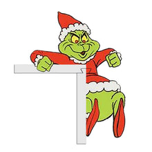 Load image into Gallery viewer, Christmas Green Miracle Fighter Corner Decoration Wooden Door Corner Decoration Home Decoration