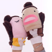 Load image into Gallery viewer, Plush Halter Gloves for Women Winter Warm Fleece-Lined Thickened Ins Trendy Students Cold-Proof Winter