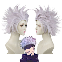 Load image into Gallery viewer, Manshu Back War Wig Five Wu Cos Wig Tiger Stick Youren Three Rounds Xia Cosplay Anime Simulation Scalp