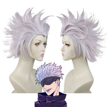 Load image into Gallery viewer, Manshu Back War Wig Five Wu Cos Wig Tiger Stick Youren Three Rounds Xia Cosplay Anime Simulation Scalp