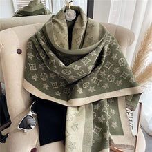Load image into Gallery viewer, Scarf for Women Cashmere-like Thickened Keeping Warm Dual-Purpose Scarf Double-Sided Air Conditioning Shawl