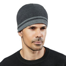 Load image into Gallery viewer, 2023 Winter Woolen Cap Fleece Lined Padded Warm Keeping Knitted Hat Men's Outdoor Cycling Sports Sleeve Cap