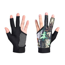 Load image into Gallery viewer, Silicon Print Snooker Men's and Women's Billiards Supplies High Elastic Table Tennis Gloves