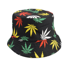 Load image into Gallery viewer, Unisex Reservible Creative Pattern Print Boonie Bucket Hat Cap Brim Outdoor Sun Safari Camping Fishing