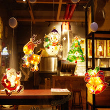 Load image into Gallery viewer, LED Wall Hanging Suction Lamp Christmas Shop Window Decoration Lamp Holiday Scene Layout Ambience Light